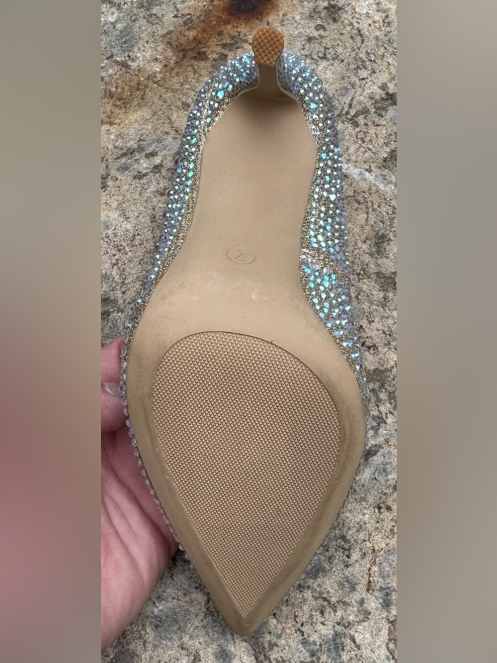 Elizabet Tang Rhinestone Glitter Pumps - Picture 6 of 10